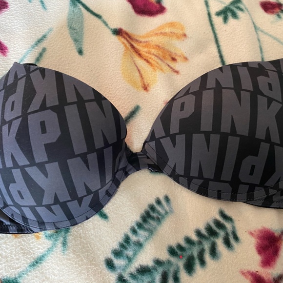Pink, Victoria secret, push-up bra, gently used smoke free home - Picture 2 of 2